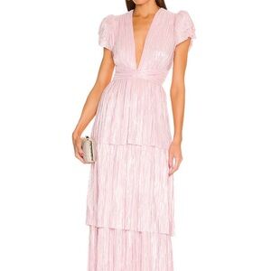 Sabina Musayev Light Pink Maxi Dress size xs
